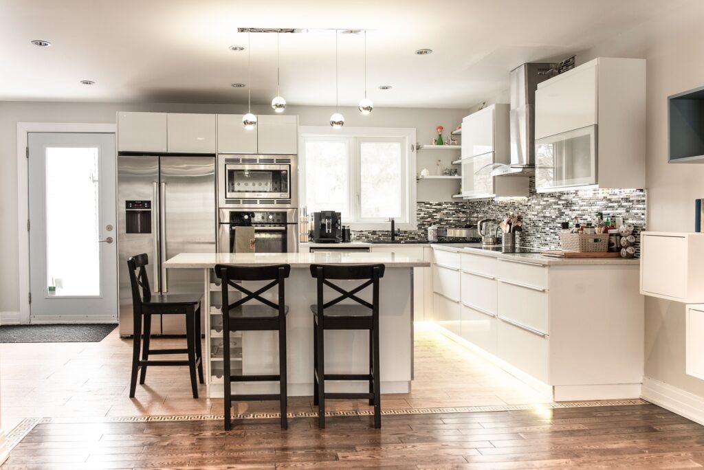 Showcasing a kitchen remodeling Job